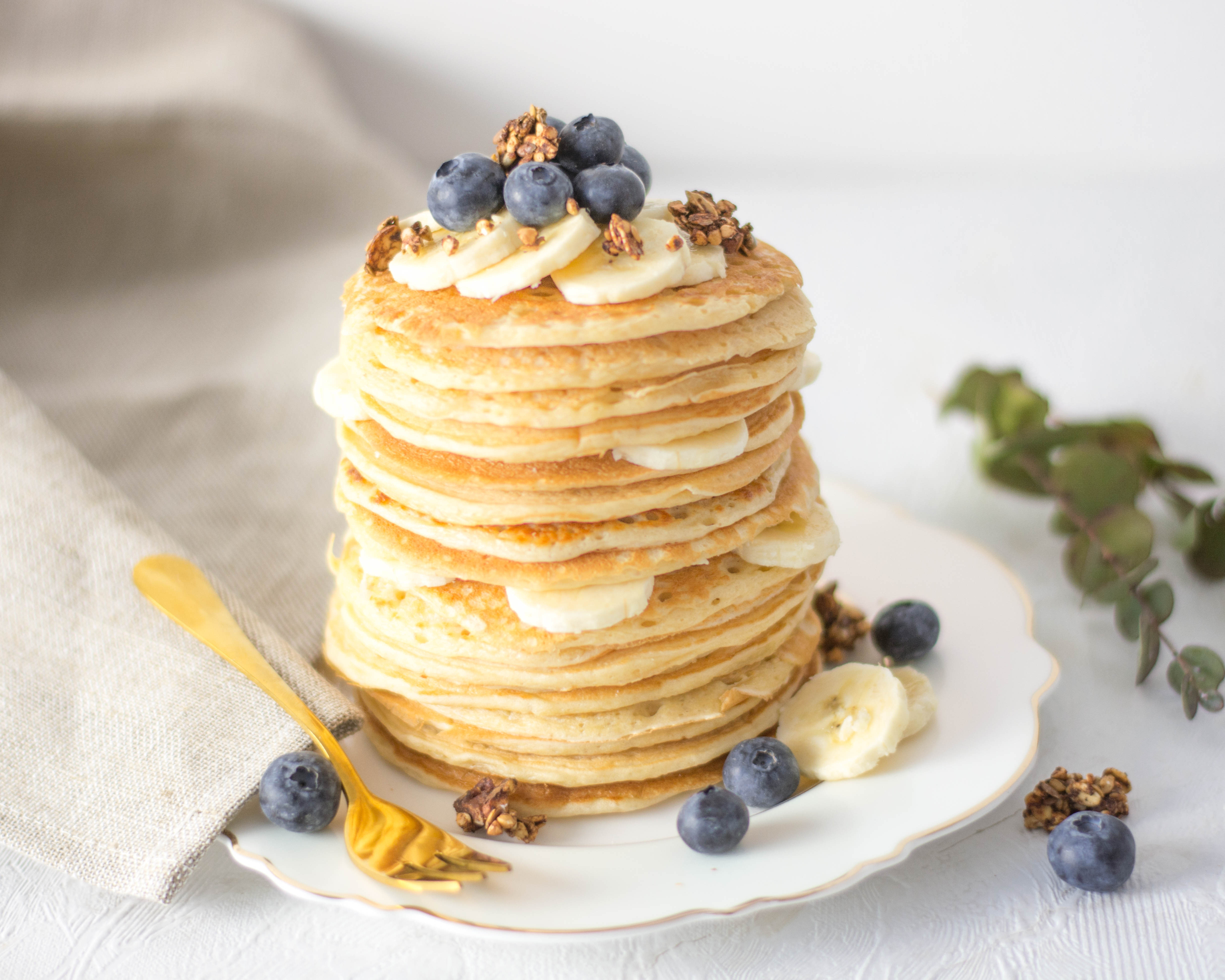 Zuckerfreie Quark Pancakes - einfach Zuckerfrei